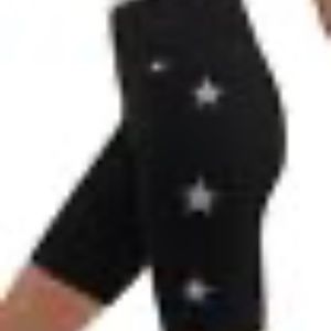 Tommy Hilfiger Sport NWT Womens Star Print Bike Shorts MED